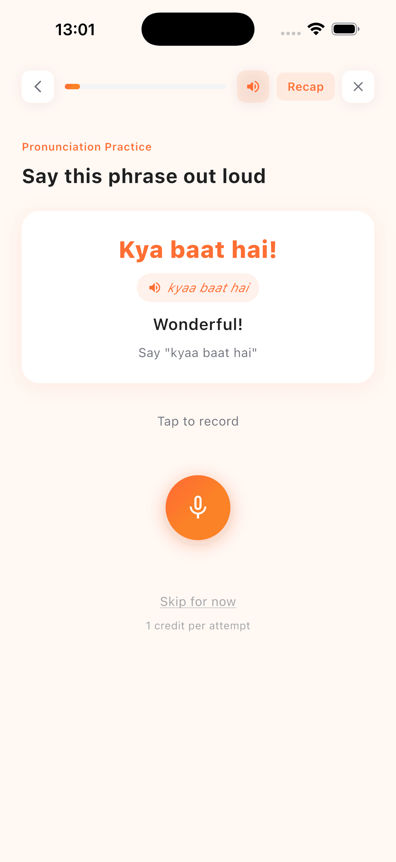 Say it out loud
